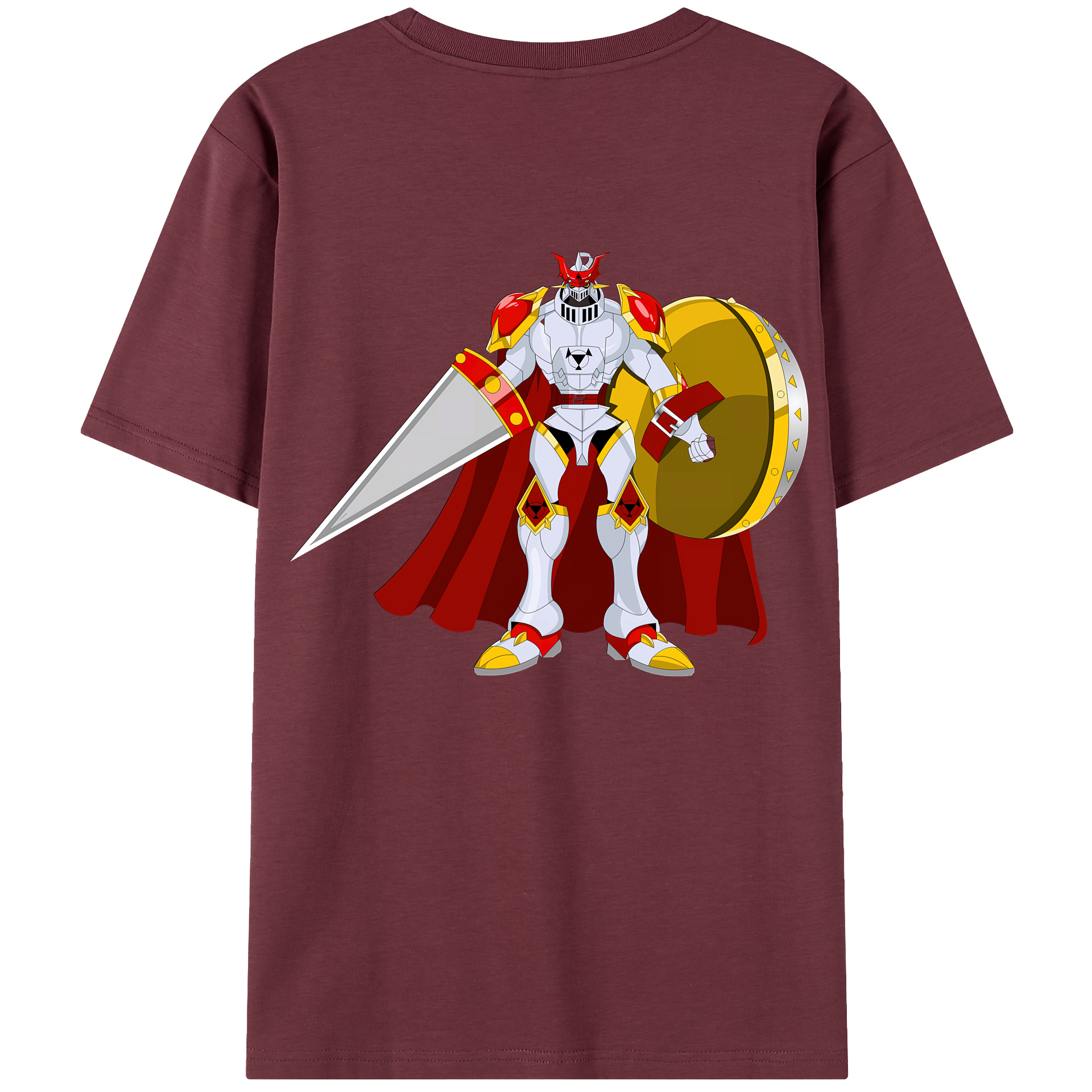 （画像用） Digimon デジタルモンスター/デジモン 綿100％半袖Tシャツ（背面プリント）